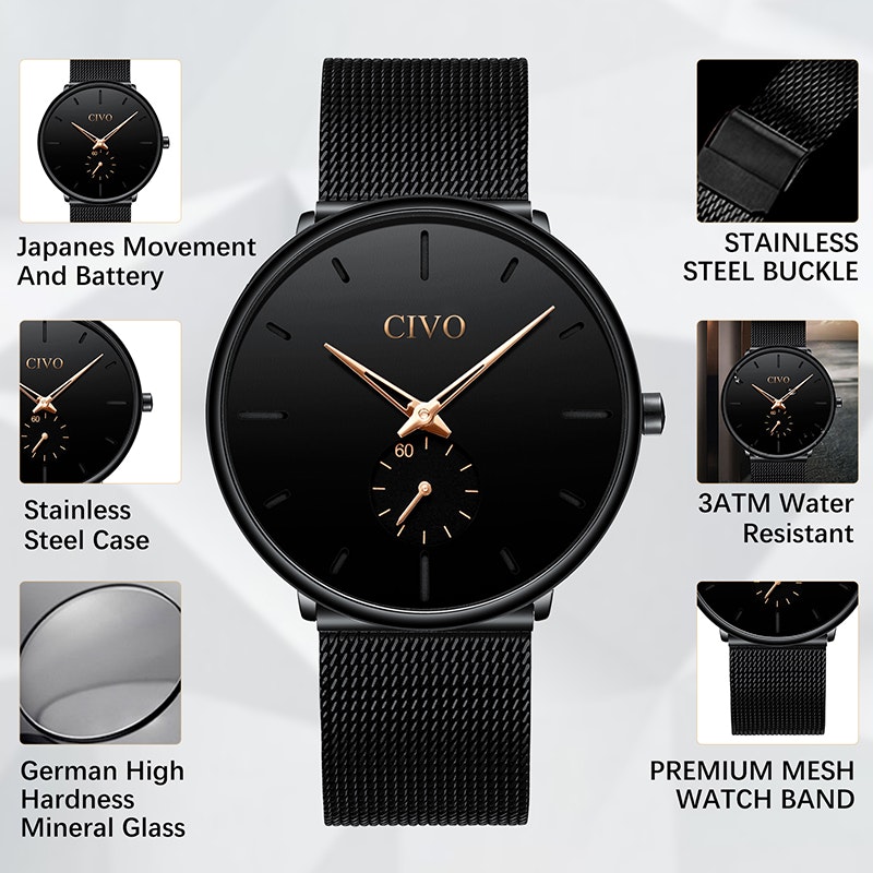 Civo Black Edition Unisex Black / Black / Mesh Black