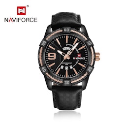 Herrklocka NaviForce Smart Bussines Black / Black Leather