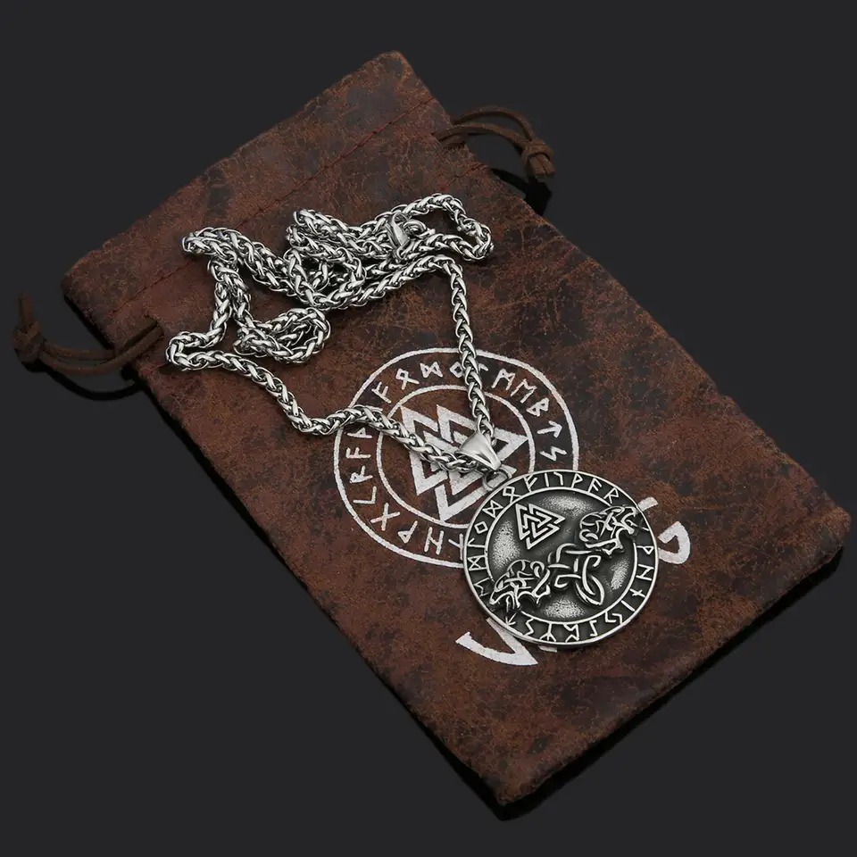Halsband Viking. Amulett All in ( Fler färger )