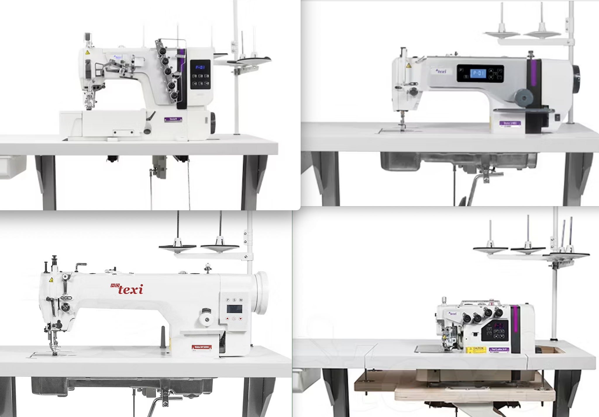 Paketpris 4 st Industrisymaskiner TEXI