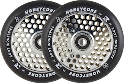 Root Honeycore Svart Komplett 110mm Hjul 2-pack (110mm - Mirror)