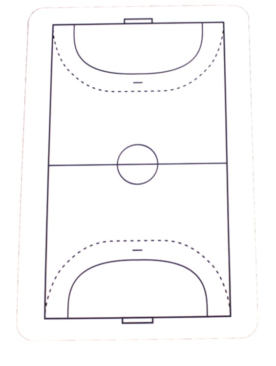 Whiteboard för Handboll (1-pack)