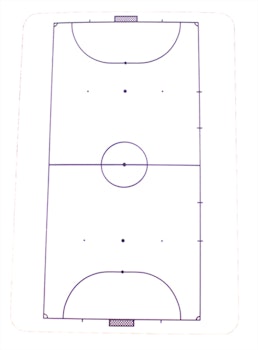 Taktiktavla  Whiteboard för Futsal (1-pack)
