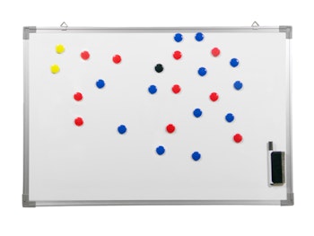 Taktiktavla  Whiteboard 90 x 60 cm Neutral