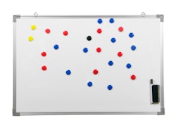 Taktiktavla Whiteboard 60 x 45 cm Neutral