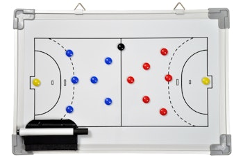 Taktiktavla  Whiteboard Handboll 45 cm x 30 cm