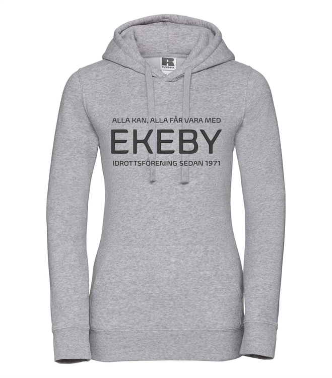 Ekeby IF hoodie dam jubileum grå