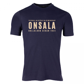 Onsala T-shirt Marin med guld Herr