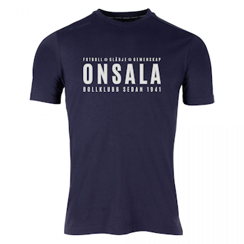 Onsala T-shirt Marin med vitt Herr