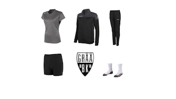 Gråå BK Träningspaket STORT (5 delar) DAM-Grå T-Shirt
