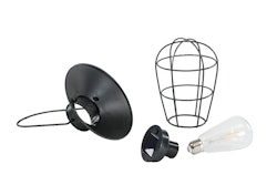 Solcells lampa på fot