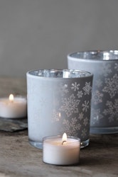 Snowflakes ljuslykta 8x9cm
