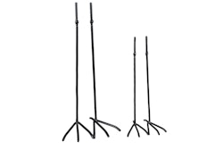 Lökfot i svart metall 2-pack