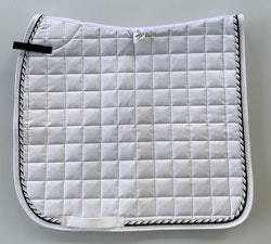 Mias RS Dressyrschabrak - Vit/svart/silver, design D