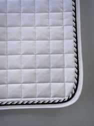 Mias RS Dressyrschabrak - Vit/svart/silver, design D