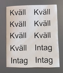 Dekal foderhinkar 10 cm