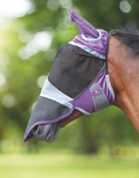 Shires Deluxe Fluguva med öron och nos - Lila