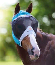 Shires Flughuva utan öron Teal/Grey