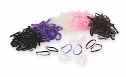 Ezi-Groom Gummiband i silkon, Ca 450st