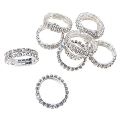 HS Flätningsband Crystal 10-pack