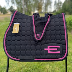Equiline Flughuva Loop med E-Logga Svart/Rosa