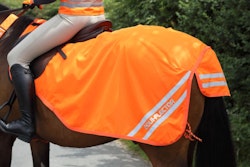EQUI-FLECTOR® Mesh Reflex Ländtäcke, Orange
