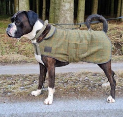 DIGBY & FOX Tweed Hundtäcke, Tweed/läder