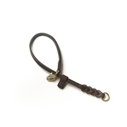 DIGBY & FOX Flätad ögla (halsband), Brown