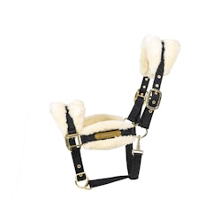 Kentucky Horsewear Nylon Sheepskin Halter Soft