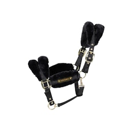 Kentucky Horsewear Nylon Sheepskin Halter Soft