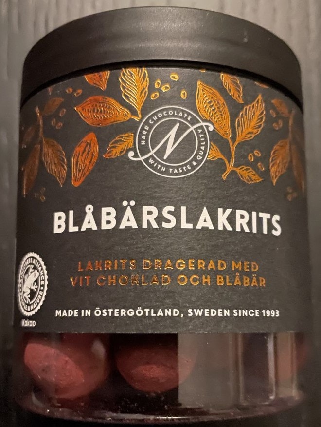 Blåbärslakrits