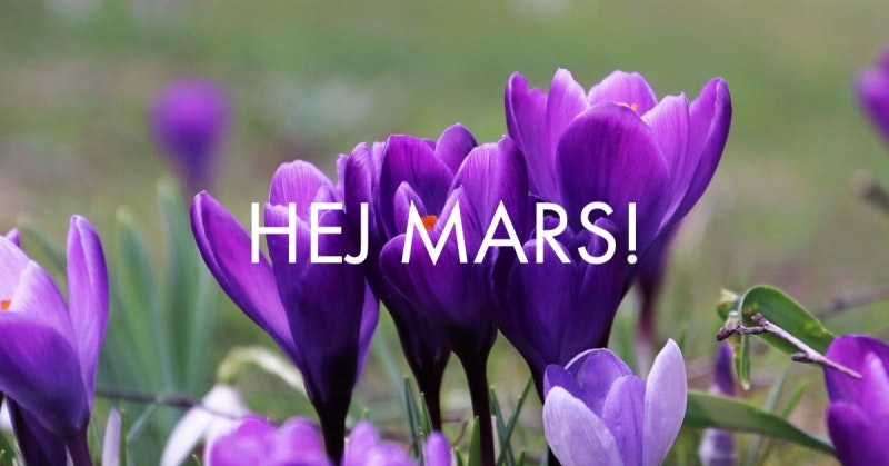 Välkommen mars!