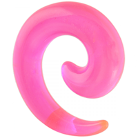 8mm rosa spiral