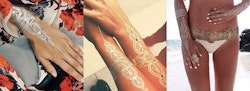 Henna inspirerade stick on tatueringar