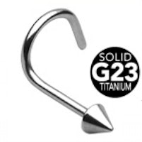 G23 titan näspiercing med kona