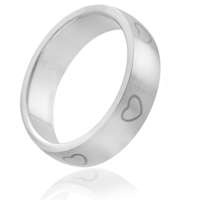 Ring med hjärtan 15,5mm