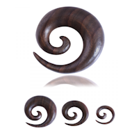 Tiki wood spiral