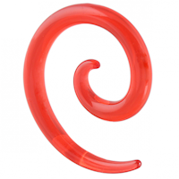 3mm röd spiral
