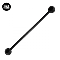 Svart G23 titan barbell