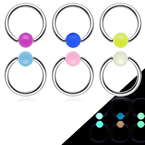 Glow in dark cbr piercing