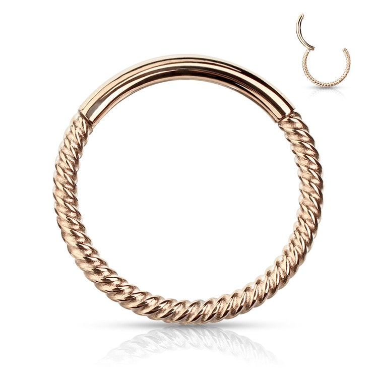 Piercingring twisted