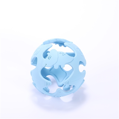 Tiny Tot Silikonboll Blå