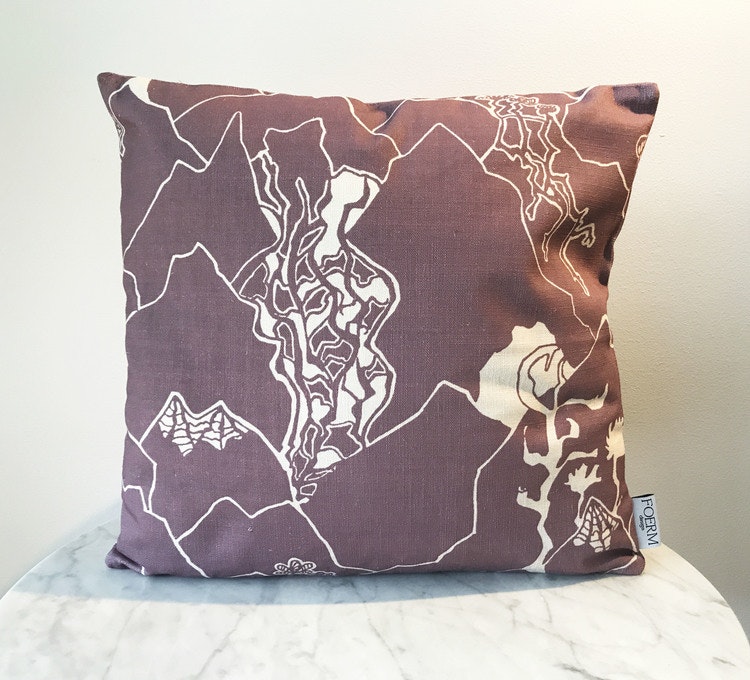 KUDDFODRAL MOUNTAIN, CUSHION COVER, DK OLD ROSE