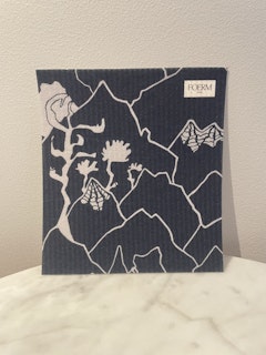 DISKTRASA MOUNTAIN, DISH CLOTH, BLUE