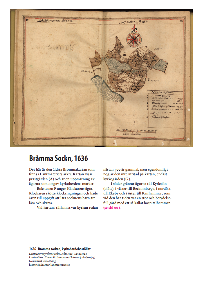 Historisk Bromma-Atlas, 100 Brommakartor från 1636–1954