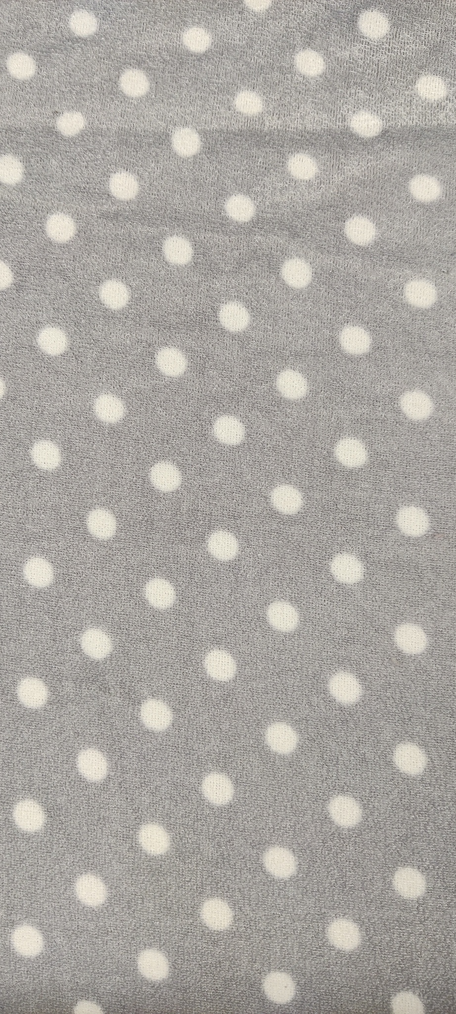 Fleece hvite dots