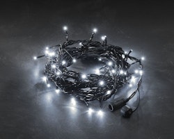 Konstsmide 31V System Ljusslinga 5m, Vit, svart kabel