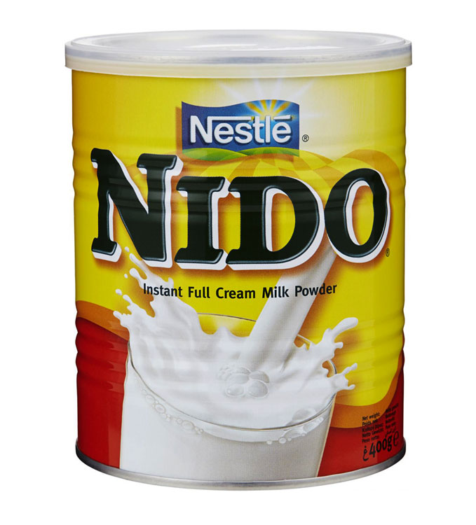 Nido mjölkpulver från kända varumärket Nestle.  Mjölkpulver är både praktiskt och smidigt att ha i skafferiet. Användsningsområden är breda, precis som med vanlig mjölk, där du kan använda mjölkpulvre