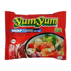 Instant noodles with a taste of shrimp