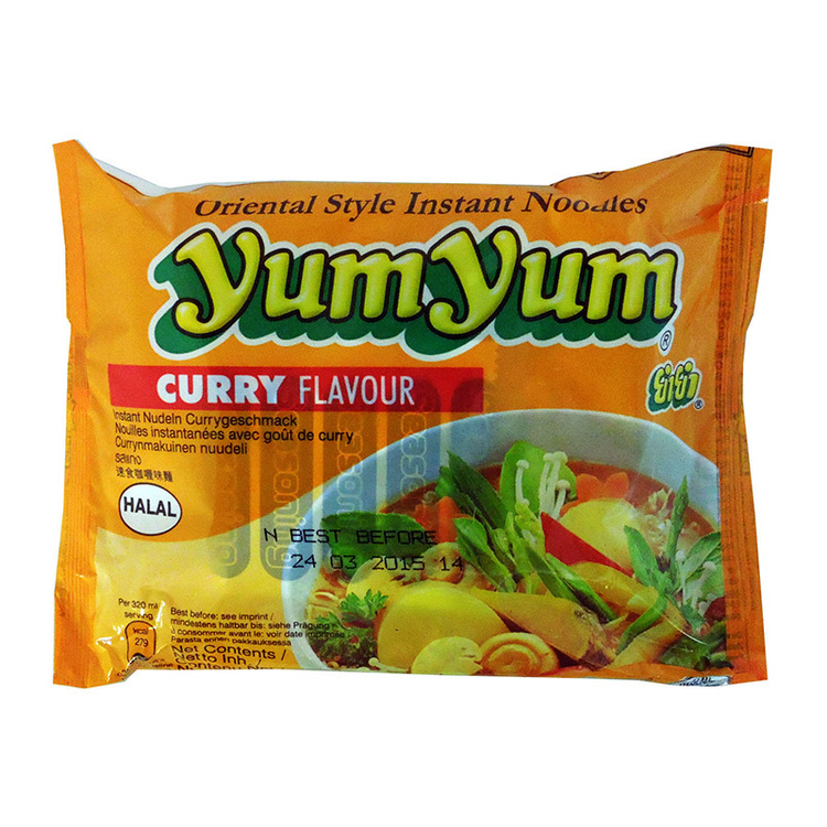 Yum Yum's Snabbnudlar med Currysmak är ett utsökt sätt att njuta av en god måltid på bara några minuter. Med denna produkt behöver du inte längre laga mat från grunden för att njuta av en smakrik curr